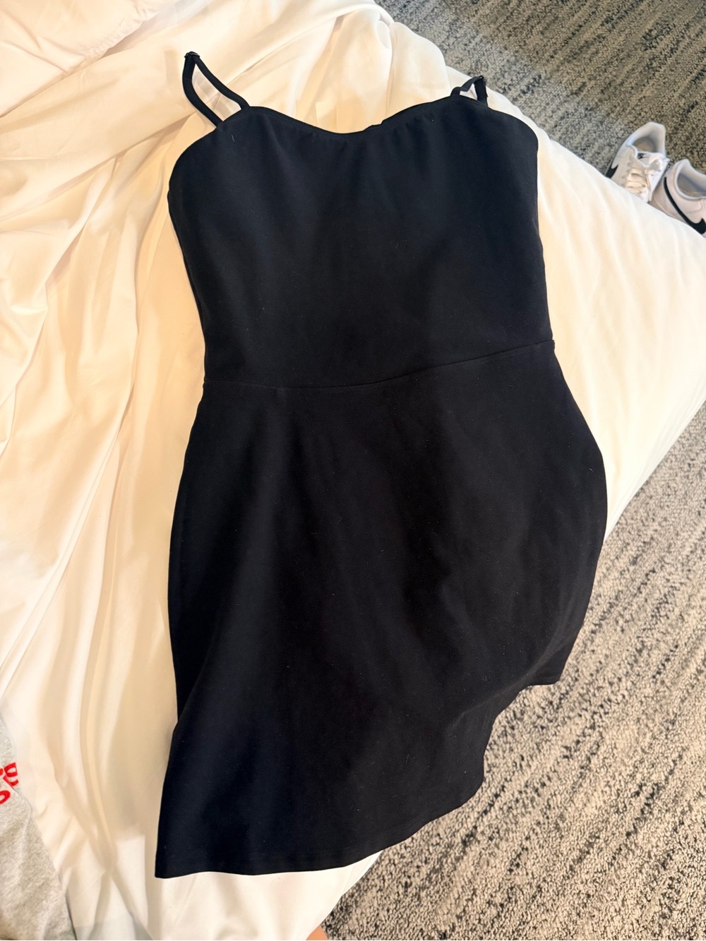 Alosoft Courtside Tennis Dress - Black - Picture 5 of 6